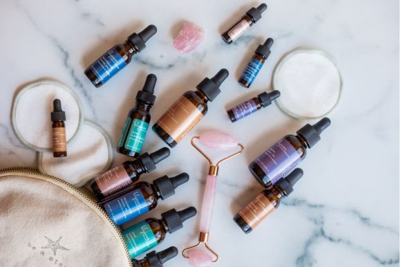 Clean botanical skincare oils