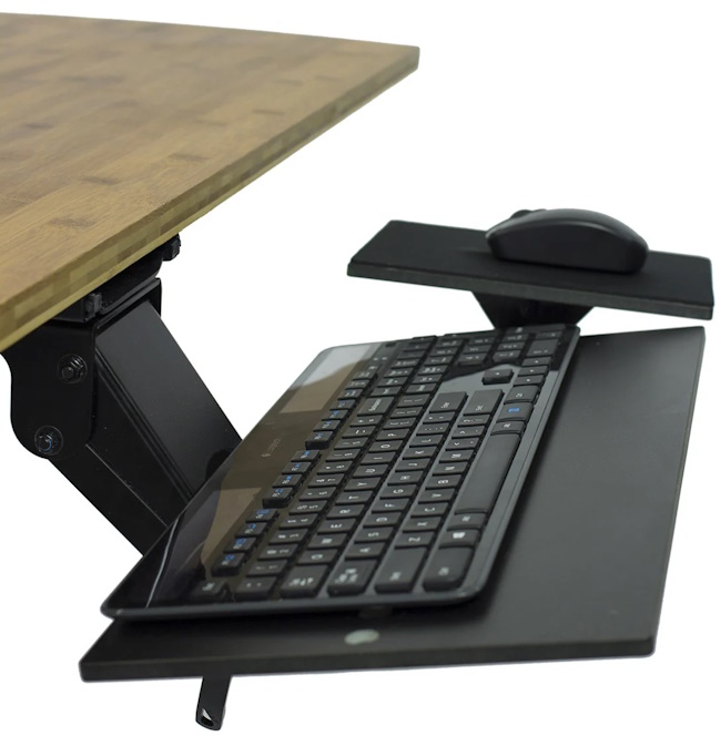 ergonomic adjustable keyboard tray example