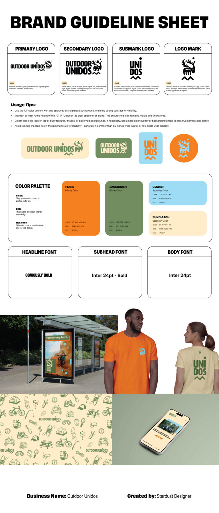brand guideline sheet 768x1798