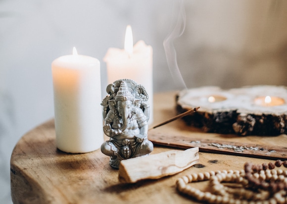 candle incense mala for LW