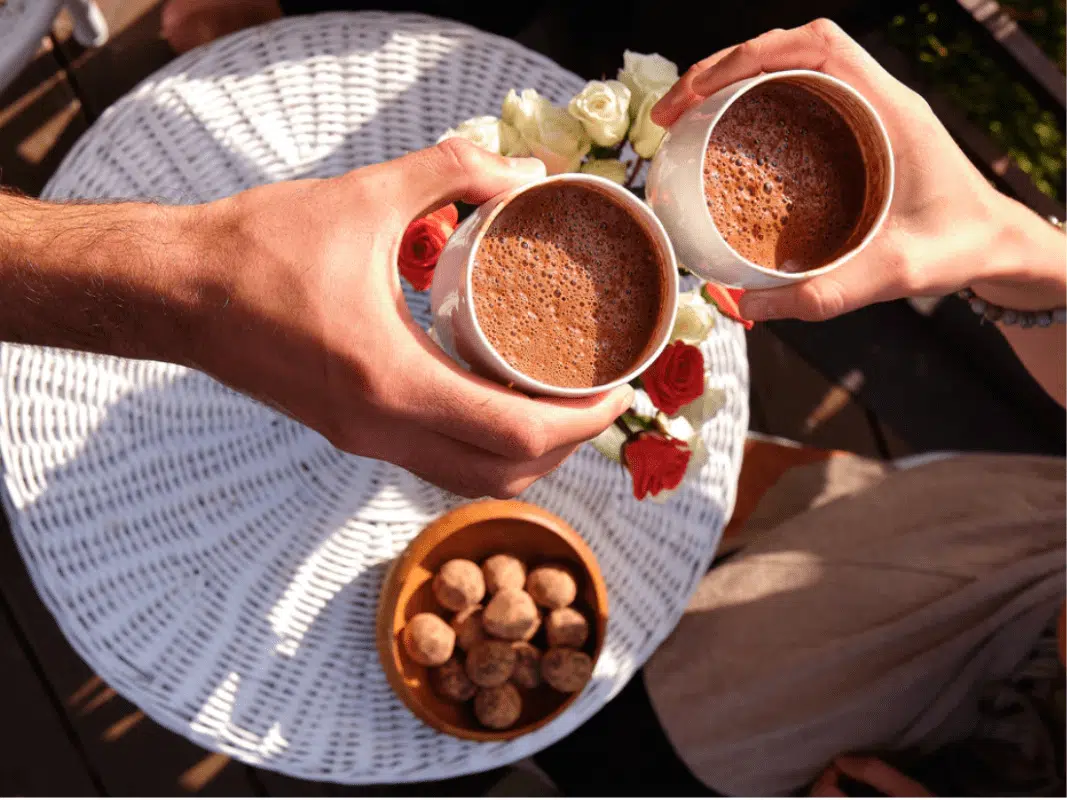 maya moon holiday drinking cacao