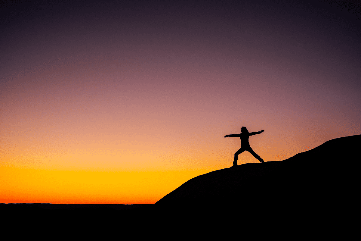 yoga-warrior-sunset-event