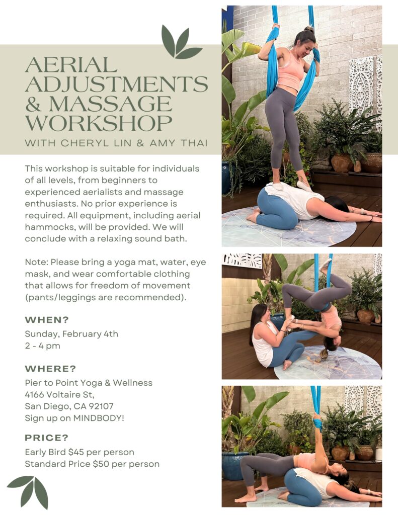 Aerial Adjustments, Massage + Sound Bath