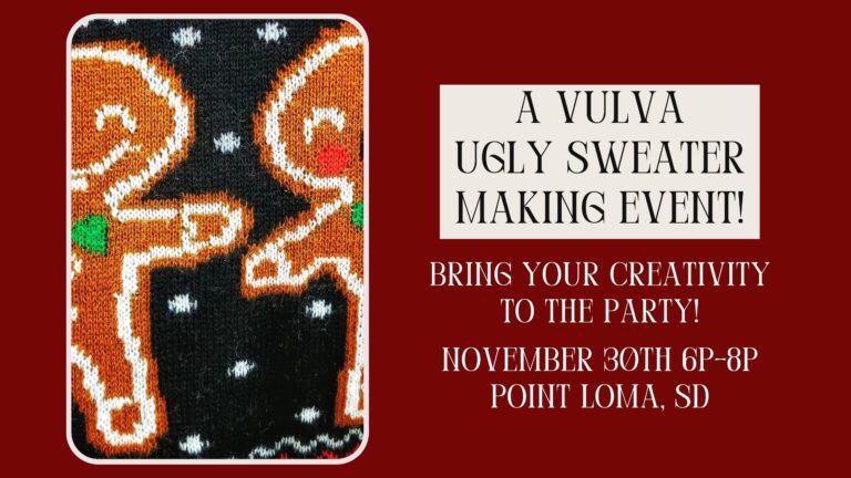 Copy of a VULVA Ugly Sweater Making EVENT 768x432