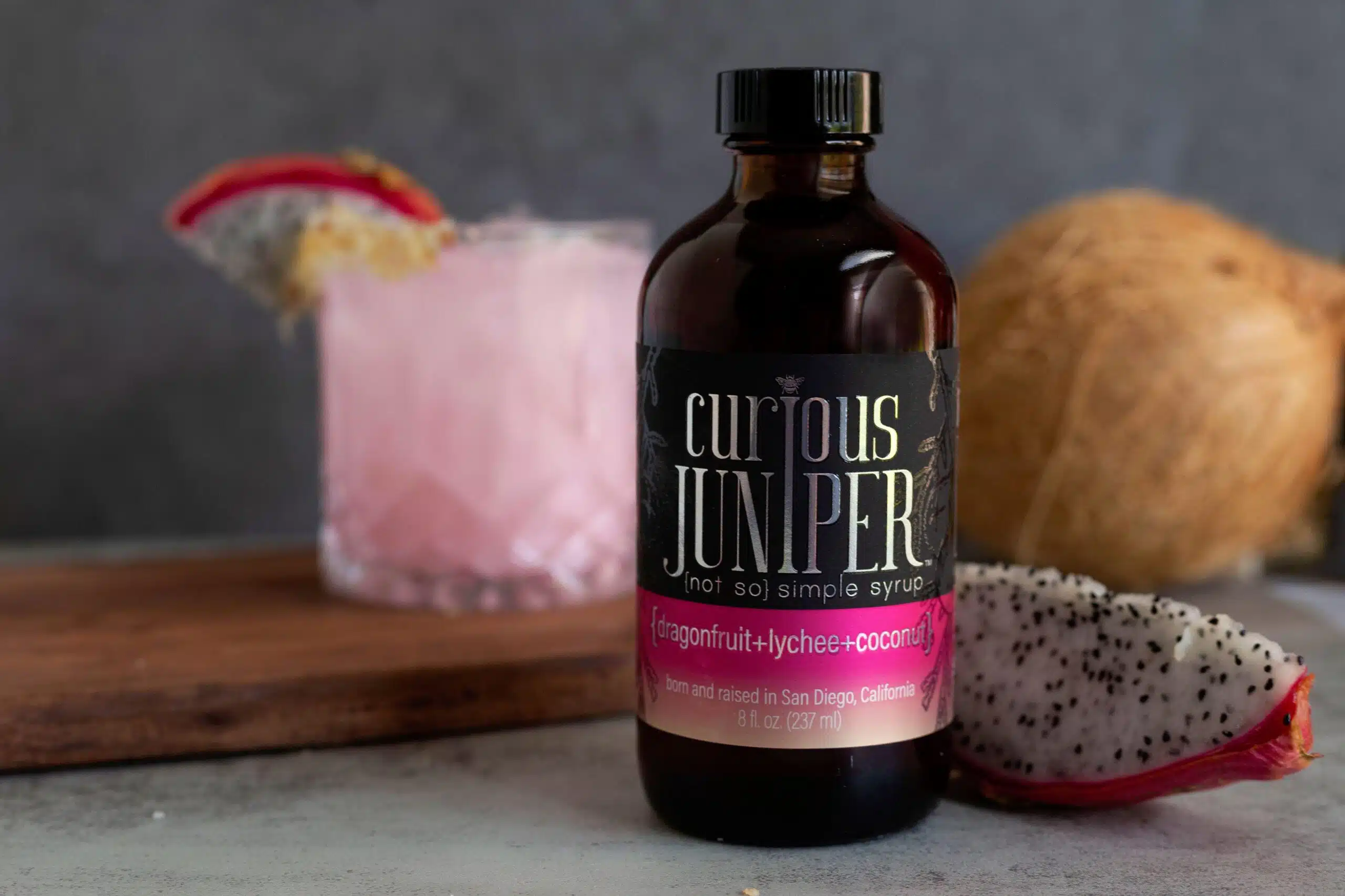 pink coconut creamsicle mocktail
