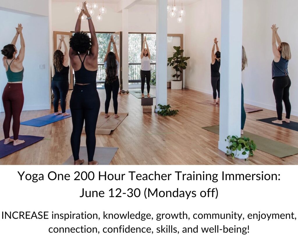 FREE Information Meeting: Yoga One Teacher Training 200 Hour Summer Immersion