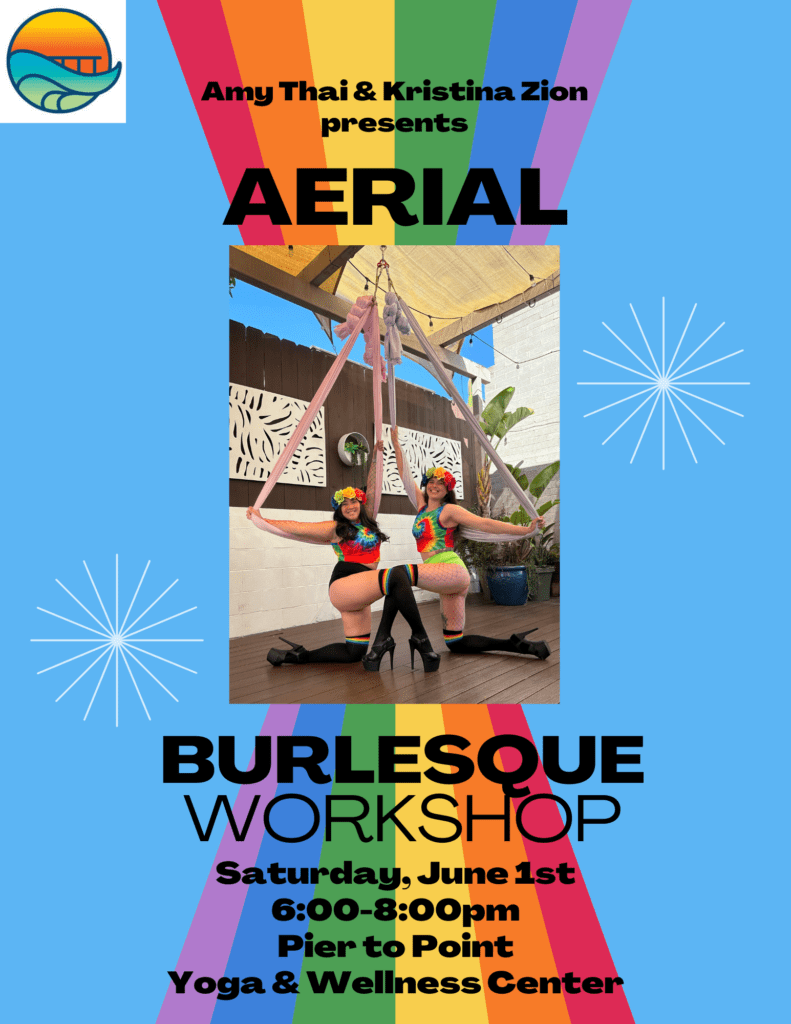 Aerial Burlesque with Amy Thai + Kristina Zion