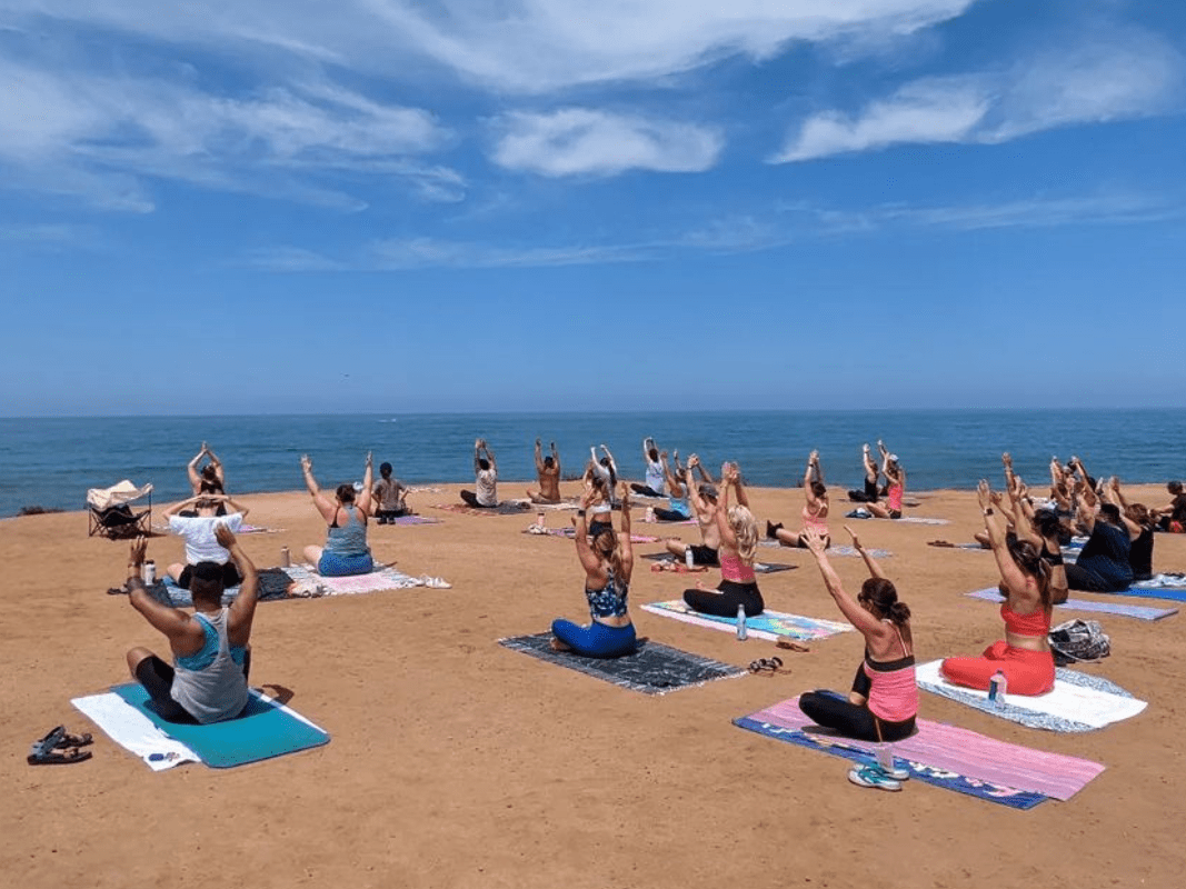 yoga instructors fight back against beach yoga ban