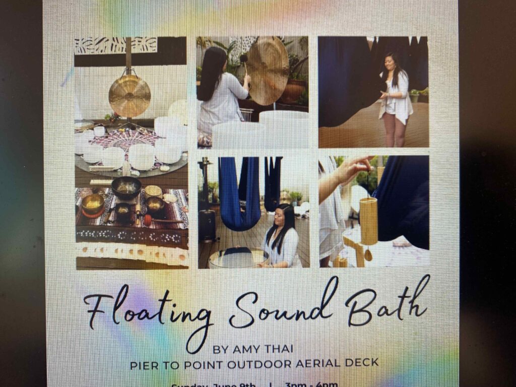 Aerial Floating Sound Bath