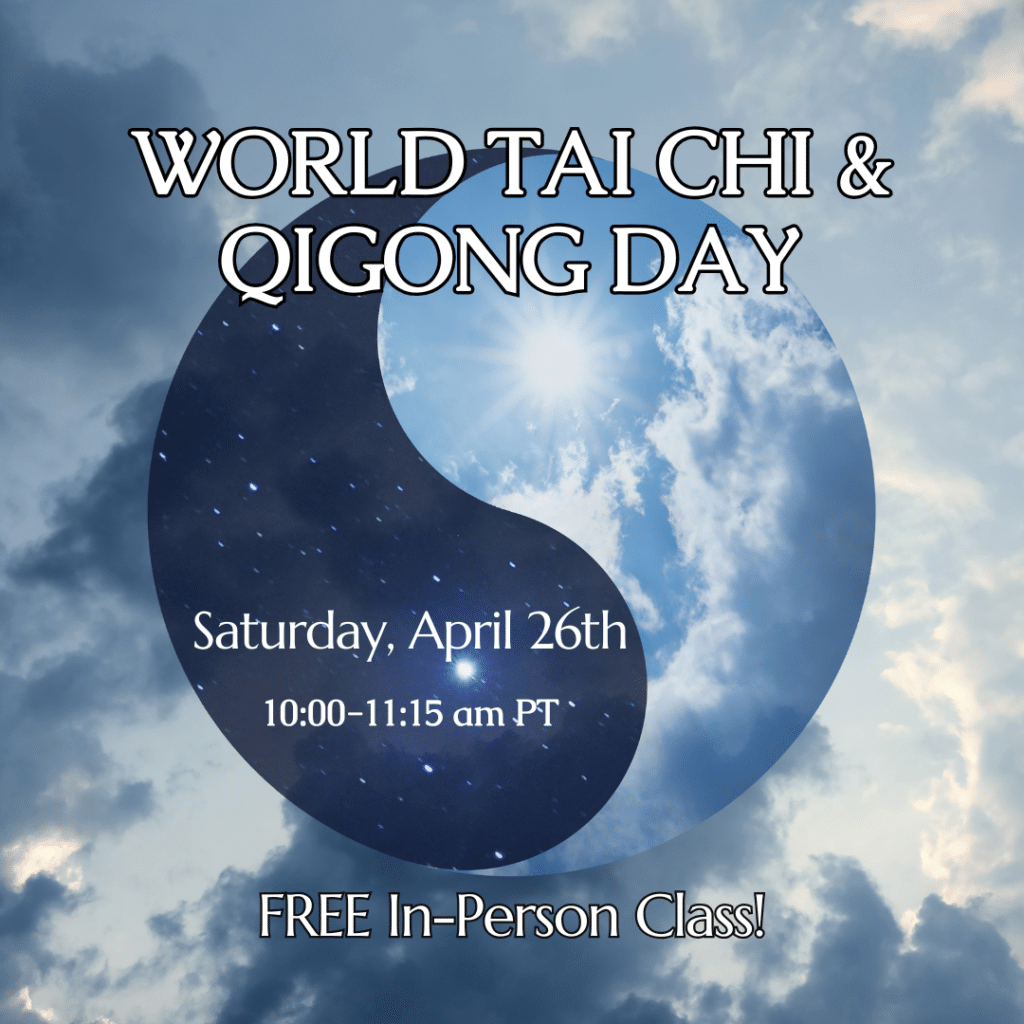 World Tai Chi & Qigong Day, FREE in-person class
