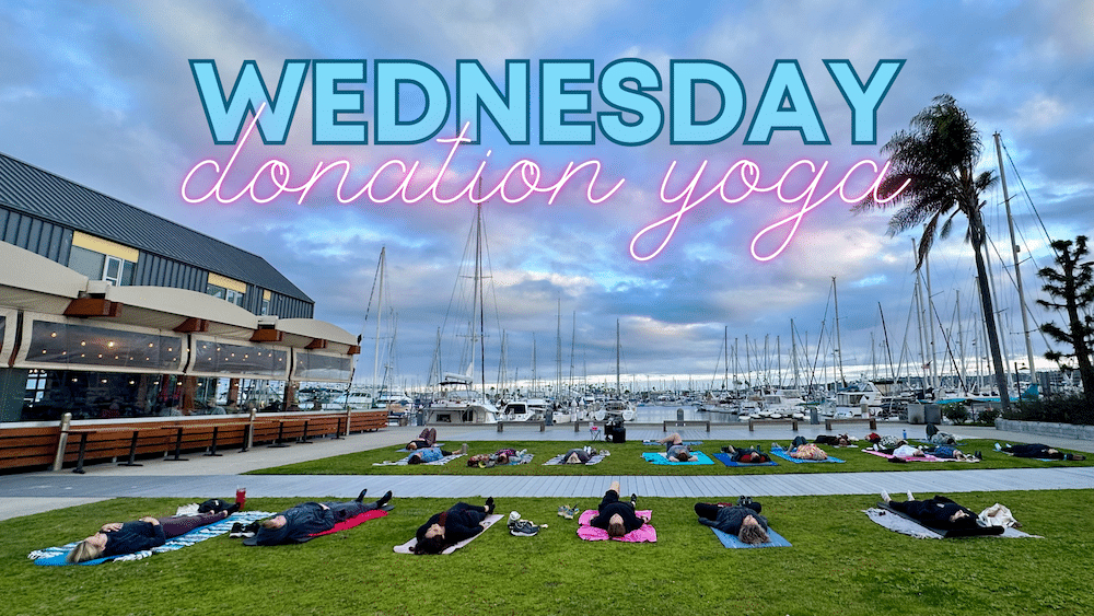Wednesday Sunset Slow Flow Donation Yoga at Jimmy's Famous-Point Loma