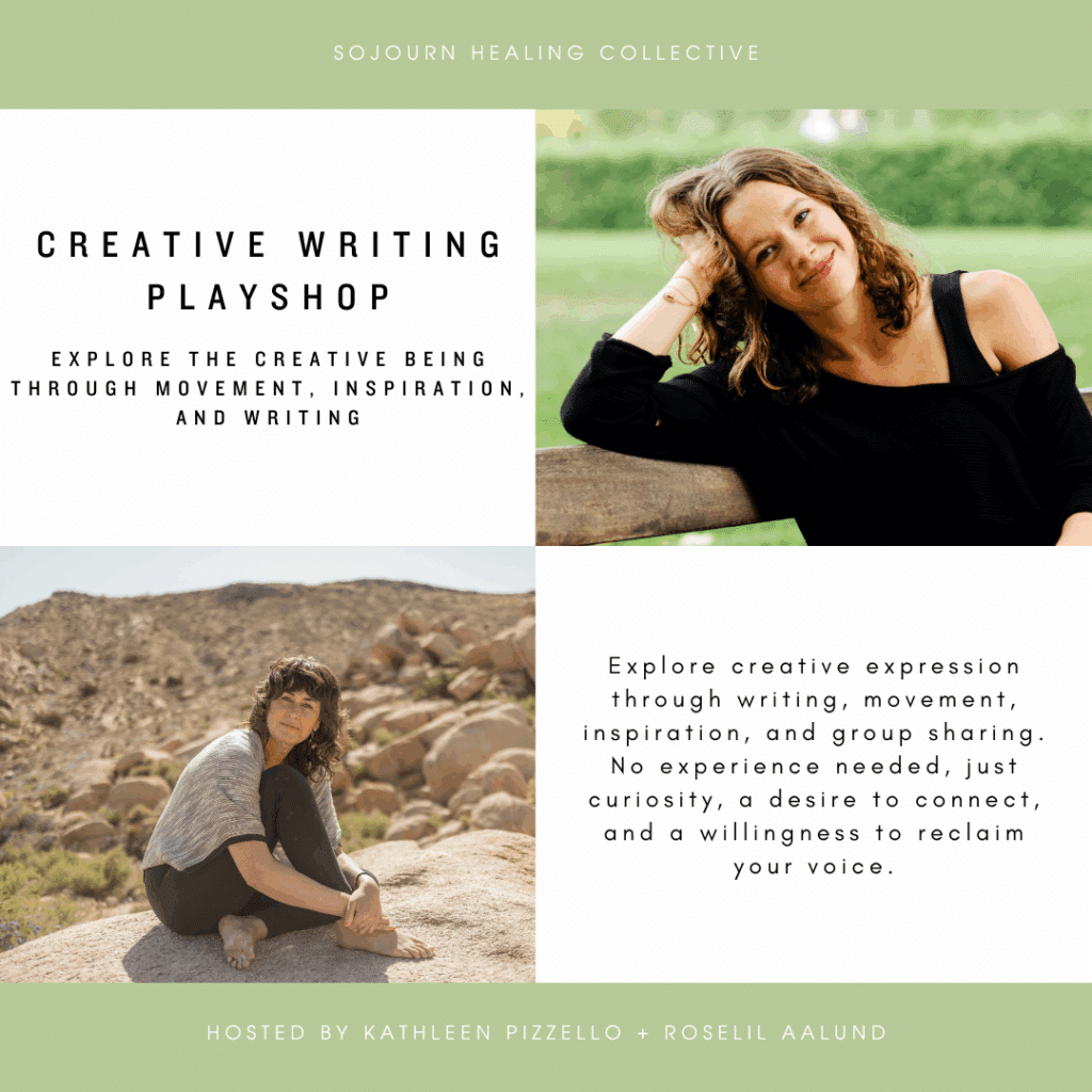 Creative Writing Playshop with Kathleen Pizzello + Roselil Aalund