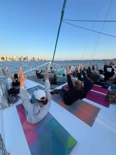 Rewild + Flo Sunset Sail & Mat Pilates