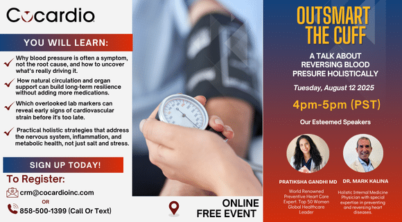 Outsmart The Cuff: A Talk About Reversing Blood Pressure Holistically