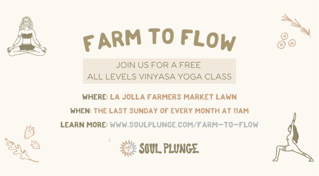 FREE Yoga Class at the La Jolla Farmers Market!