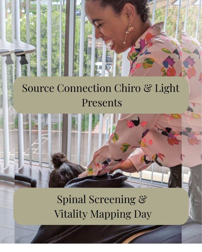 ✨Spinal Screening & Vitality Mapping Day✨