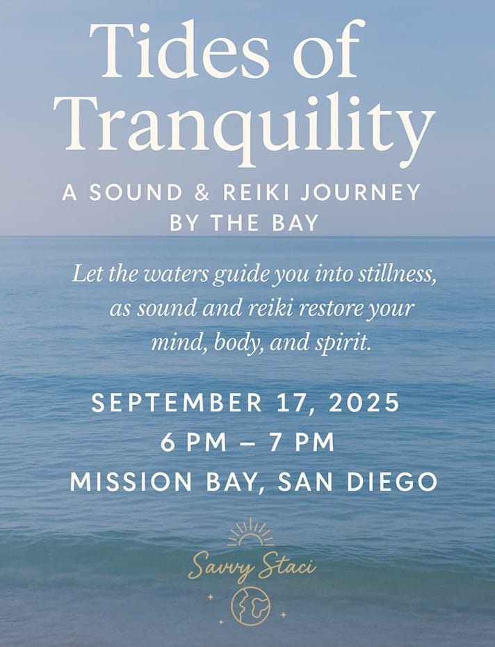 Tides of Tranquility: Sound Bath & Group Reiki