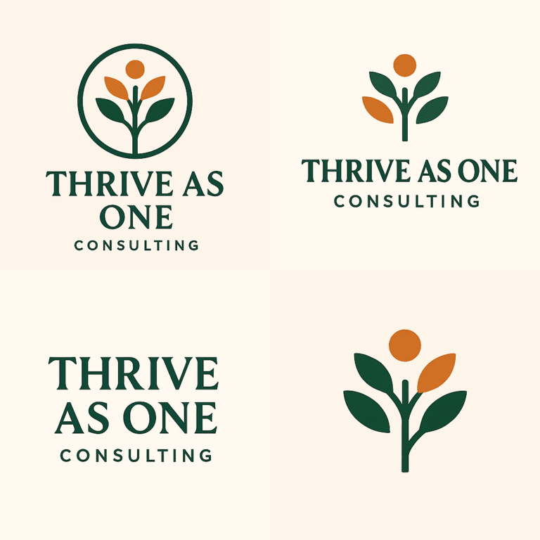 Thrive As One Logo Collection 768x768
