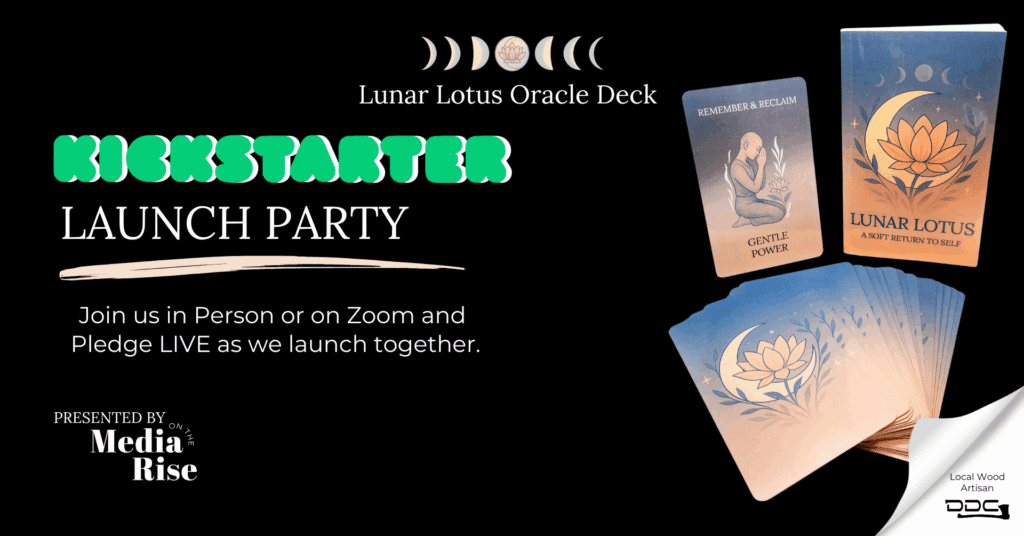Lunar Lotus Oracle Deck - Kickstarter Launch Party at La Doña Ocean Beach