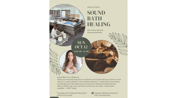 Rest, Rise & Restore: A Sound Bath that Gives Back