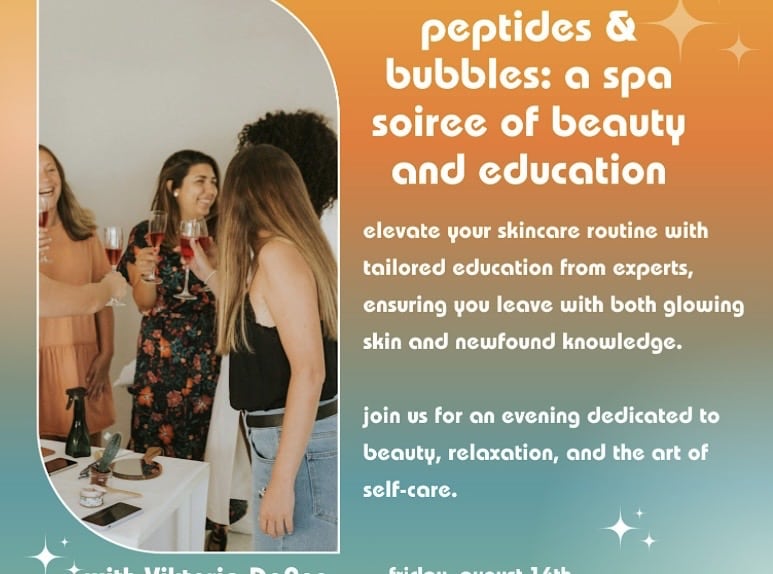 Peptide & Bubbles: A Soiree of Skincare & Science