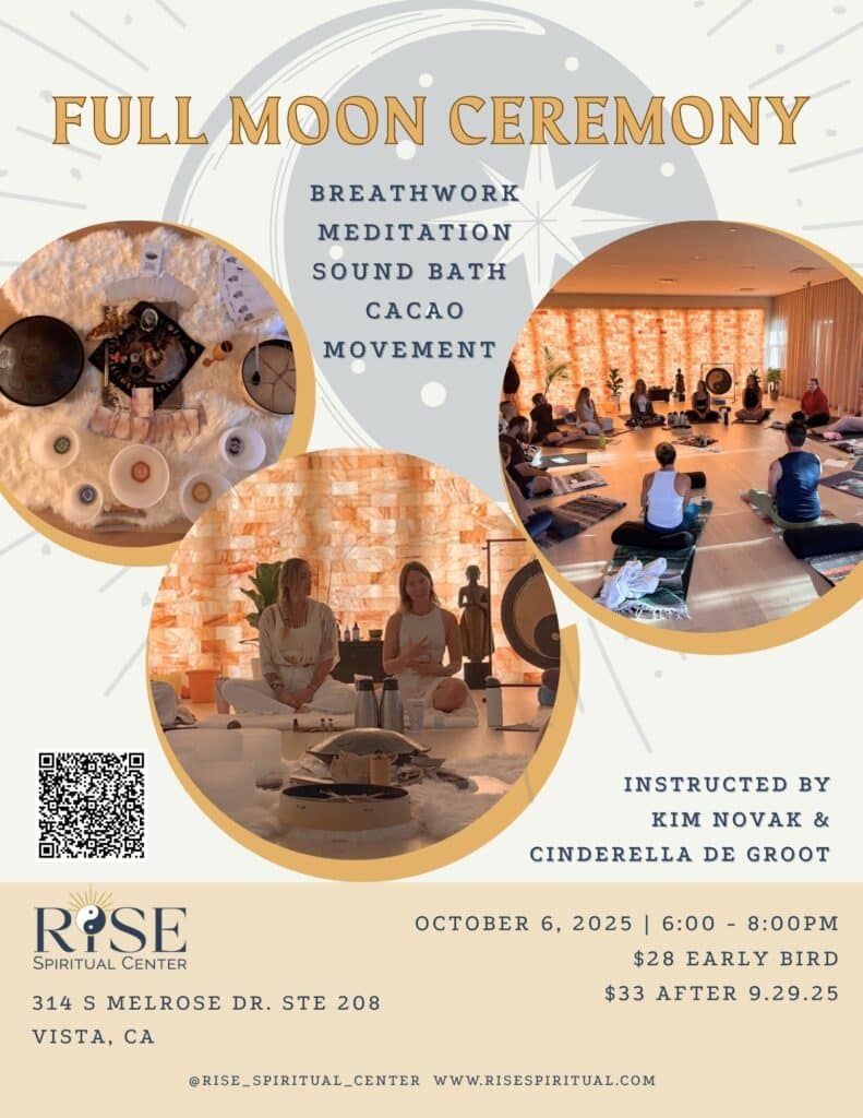 Full Moon Ceremony - Breathwork, Meditation & Sound Healing (North County San Diego)