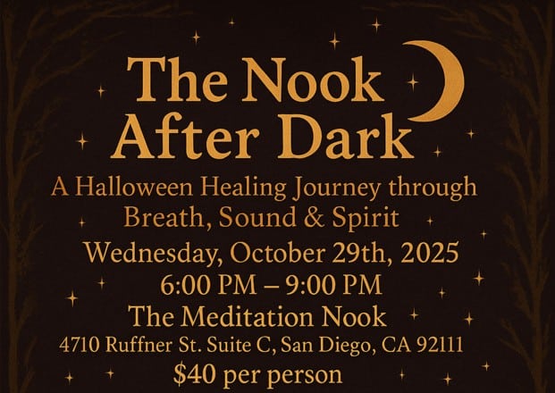 The Nook After Dark: A Halloween Healing Journey through Breath, Sound & Spirit!