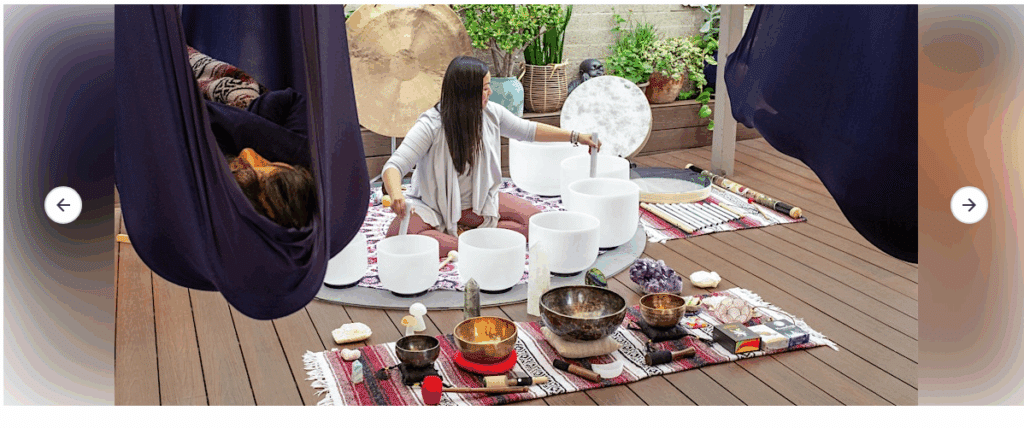 Aerial Floating Sound Bath