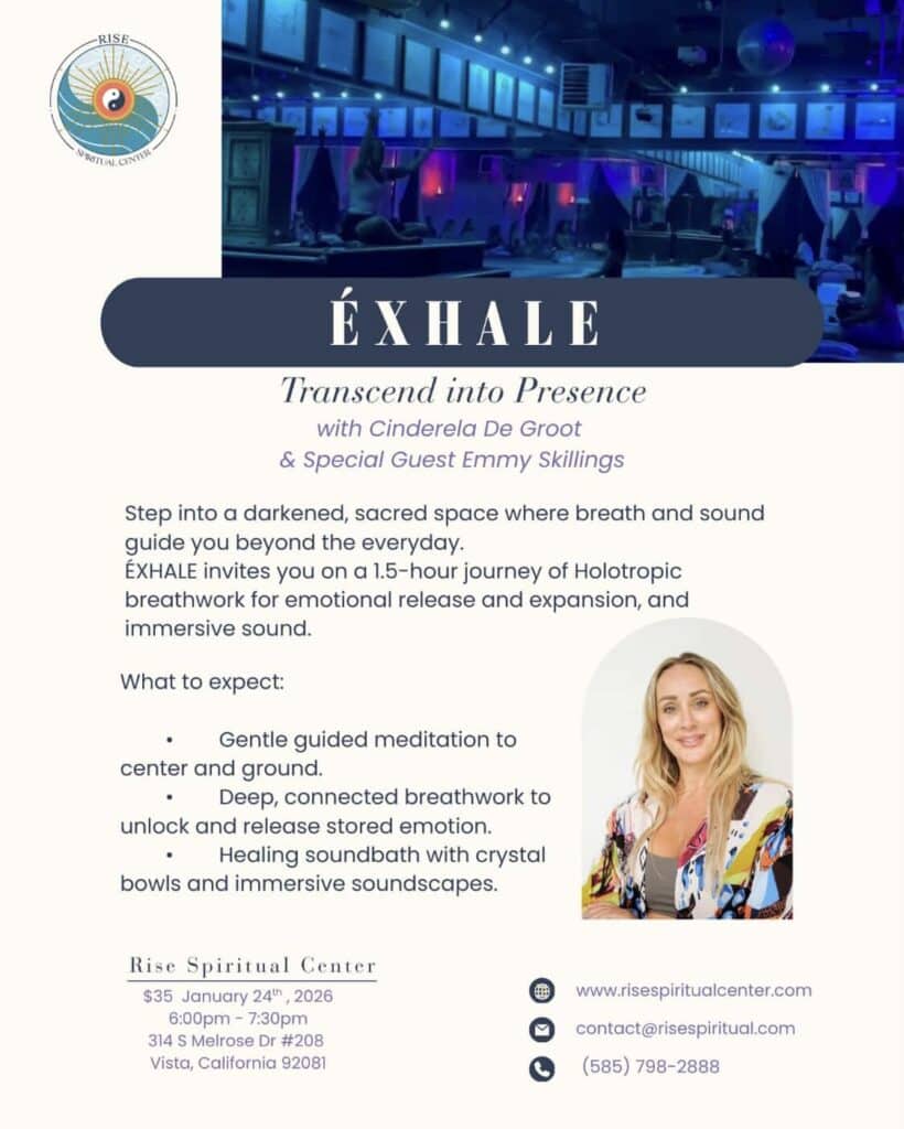 É X H A L E - transcend into presence