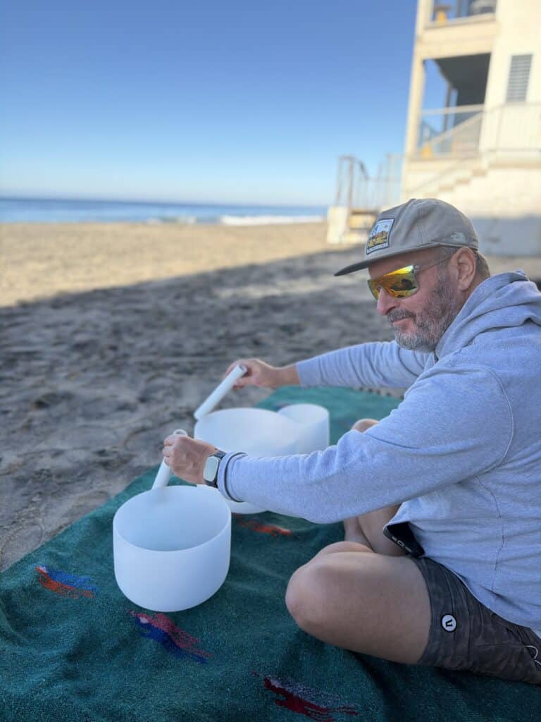 Christmas Eve Stretch and Sound Bath to Waves