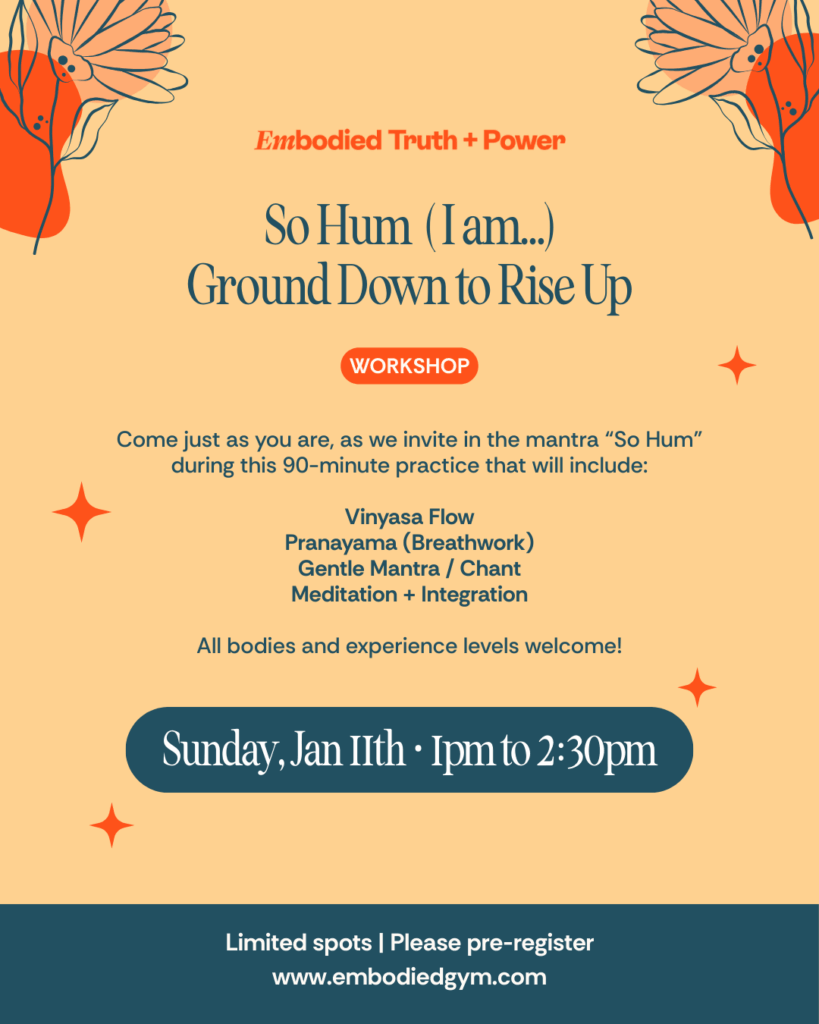 So Hum (I Am…) — Ground Down to Rise Up