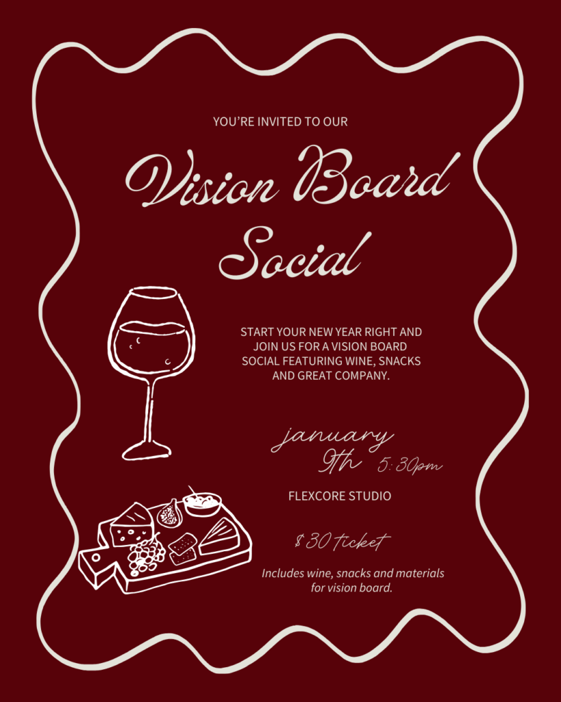 Vision Board Social: Alison Cohen x Flexcore