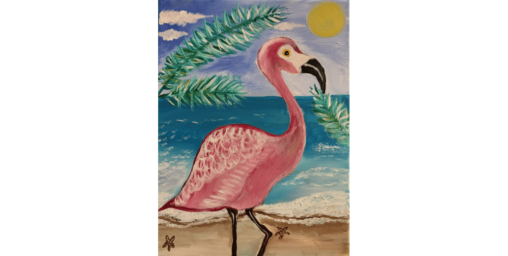 Paint-n-Sip: Sunny Feathers