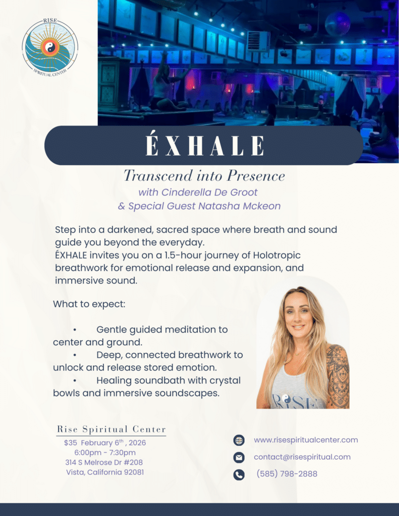 É X H A L E - transcend into presence