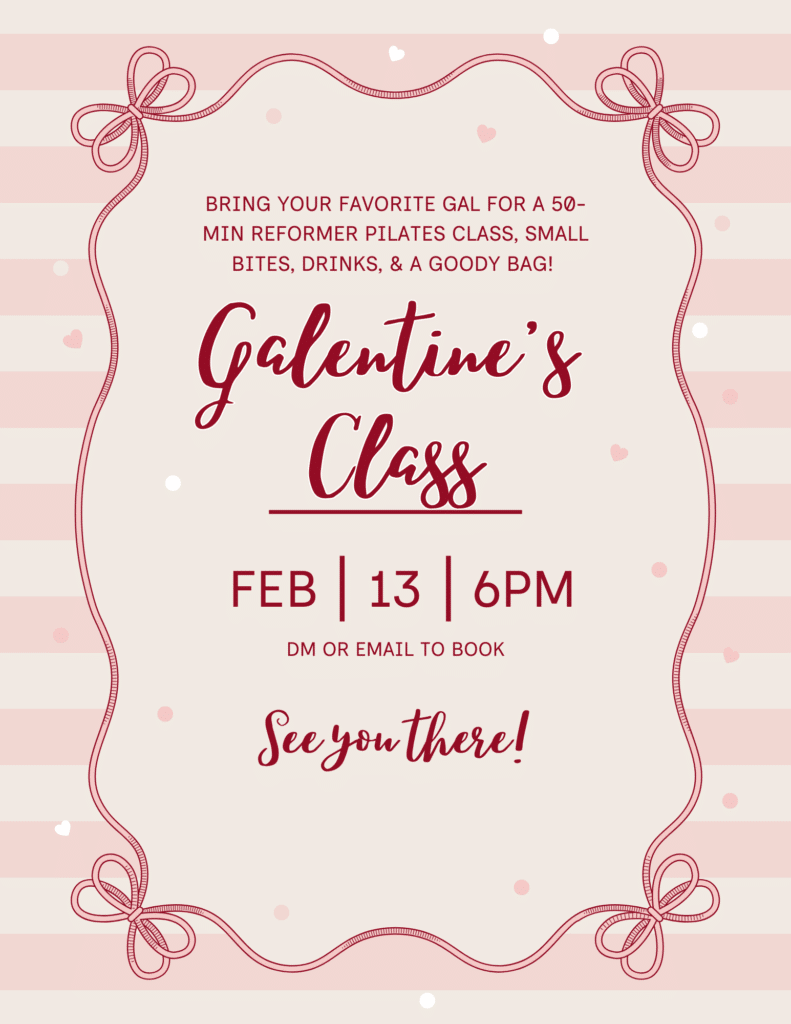 Galentine's on the Reformer!