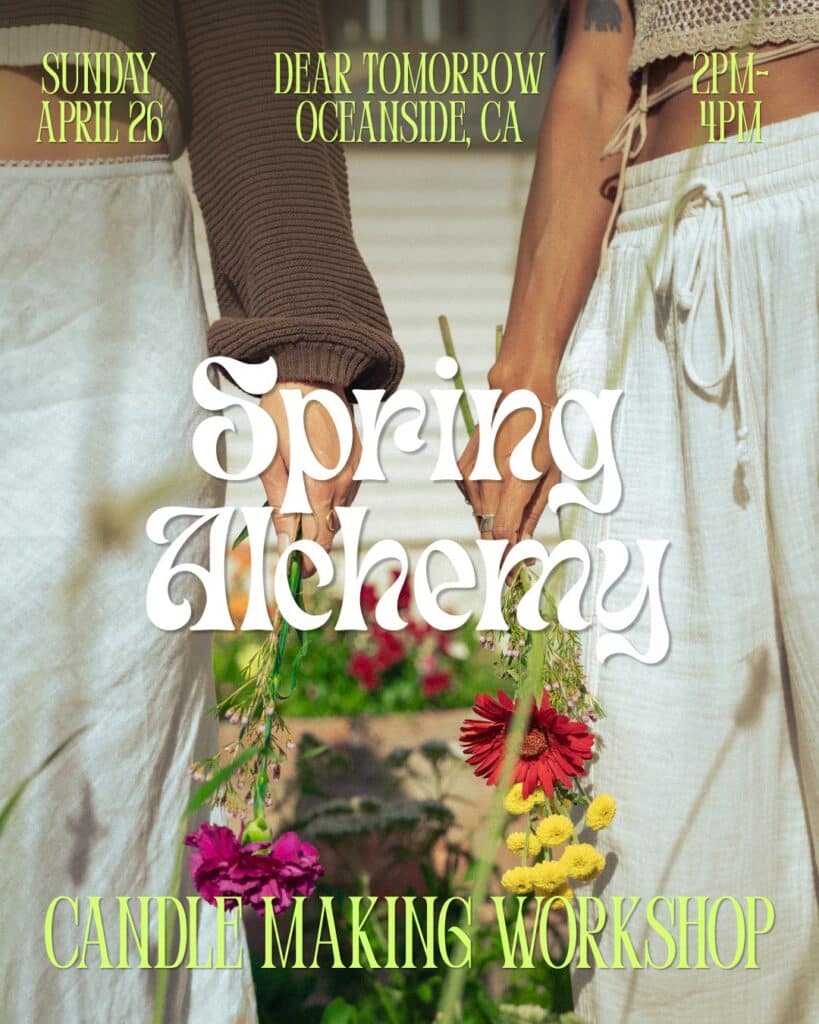 Spring Alchemy: Create Your Own Candle
