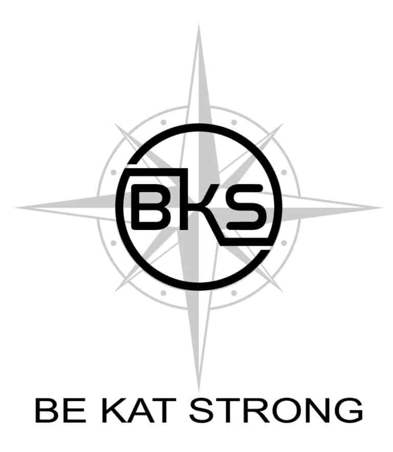 BeKatStrong Logo Final Versions BKS logo Black w Tag 768x882
