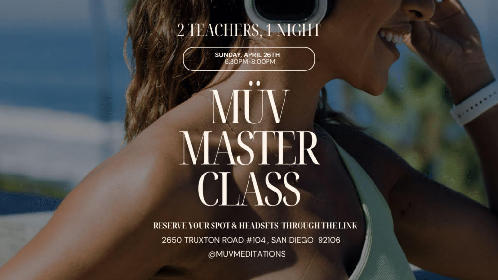 2 TEACHERS, 1 NIGHT: MUV MASTER CLASS
