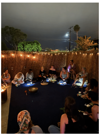 Happy Blue Marble Full Moon Ceremony