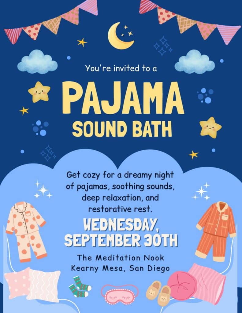 Sound Asleep: A Pajama Sound Bath San Diego