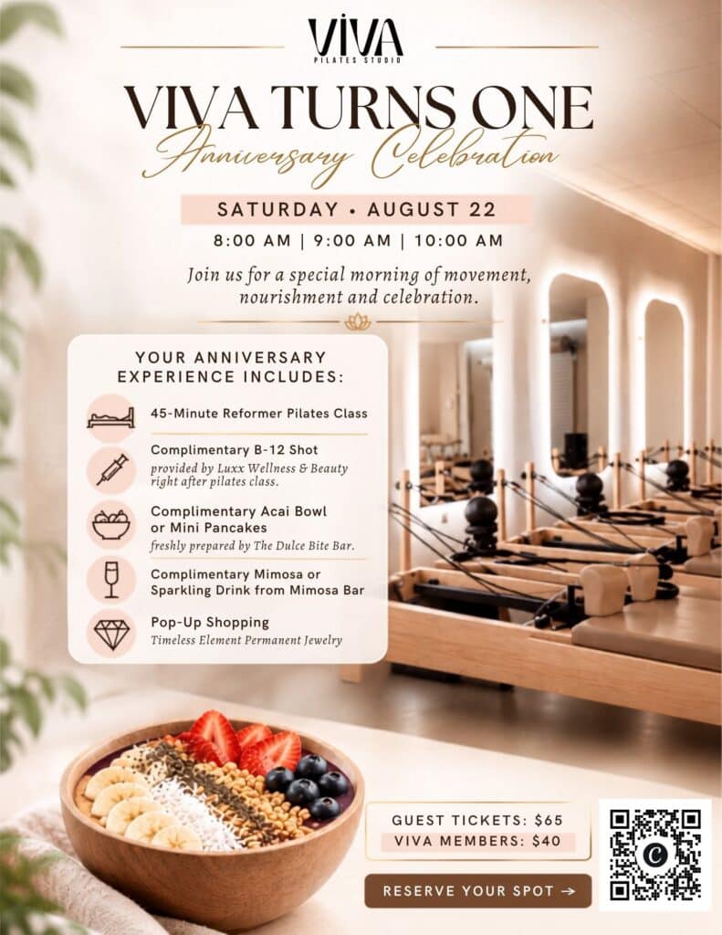 Anniversary Celebration Pilates & Wellness Event-Day 1