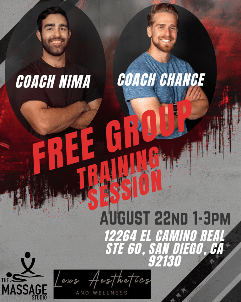Free Group Training Session Flyer 2 vendors included 768x960