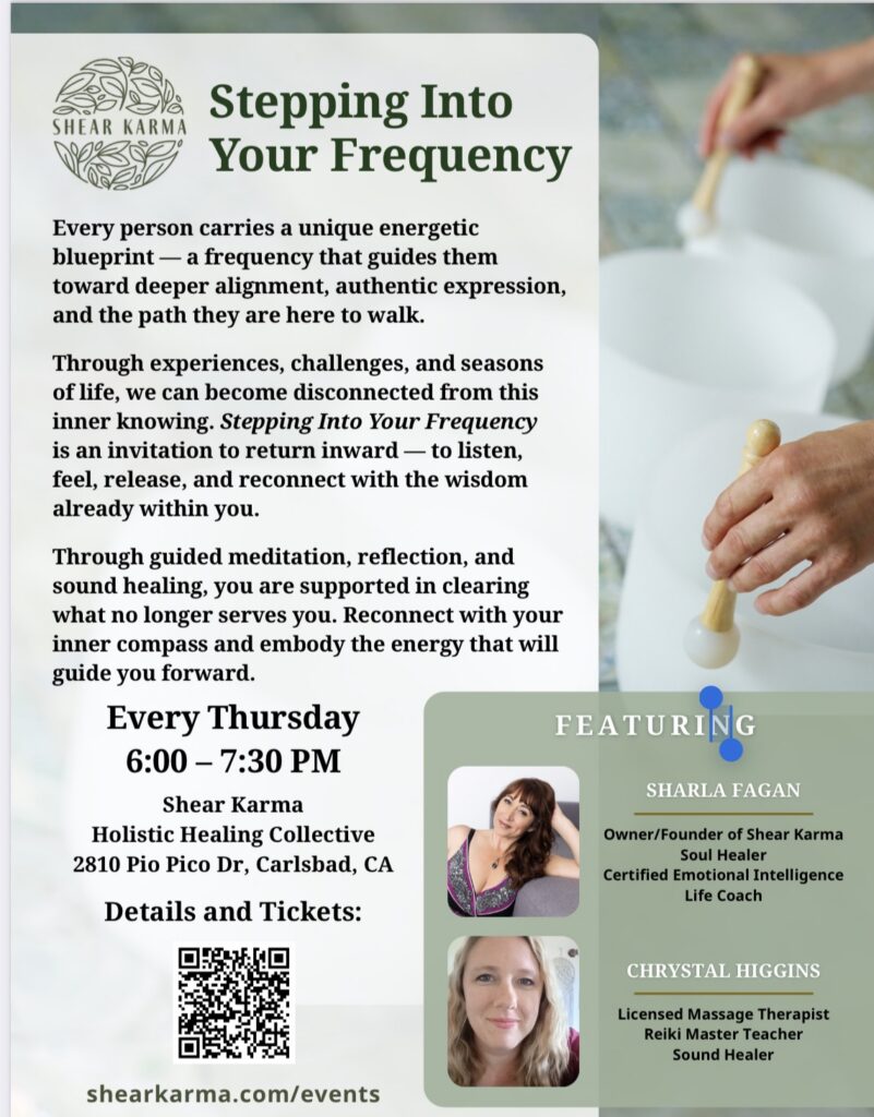 Stepping Into Your Frequency Guided Meditation and Soundbath