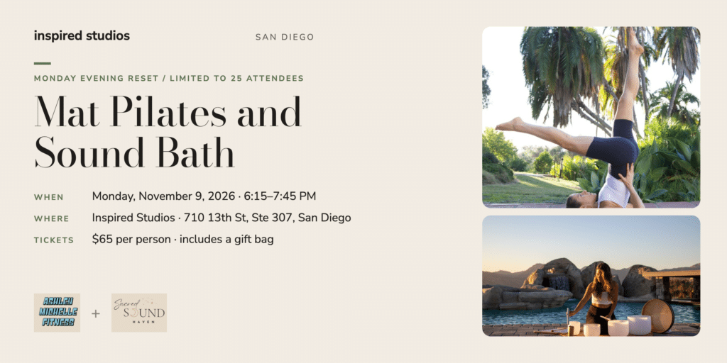 Mat Pilates and Sound Bath
